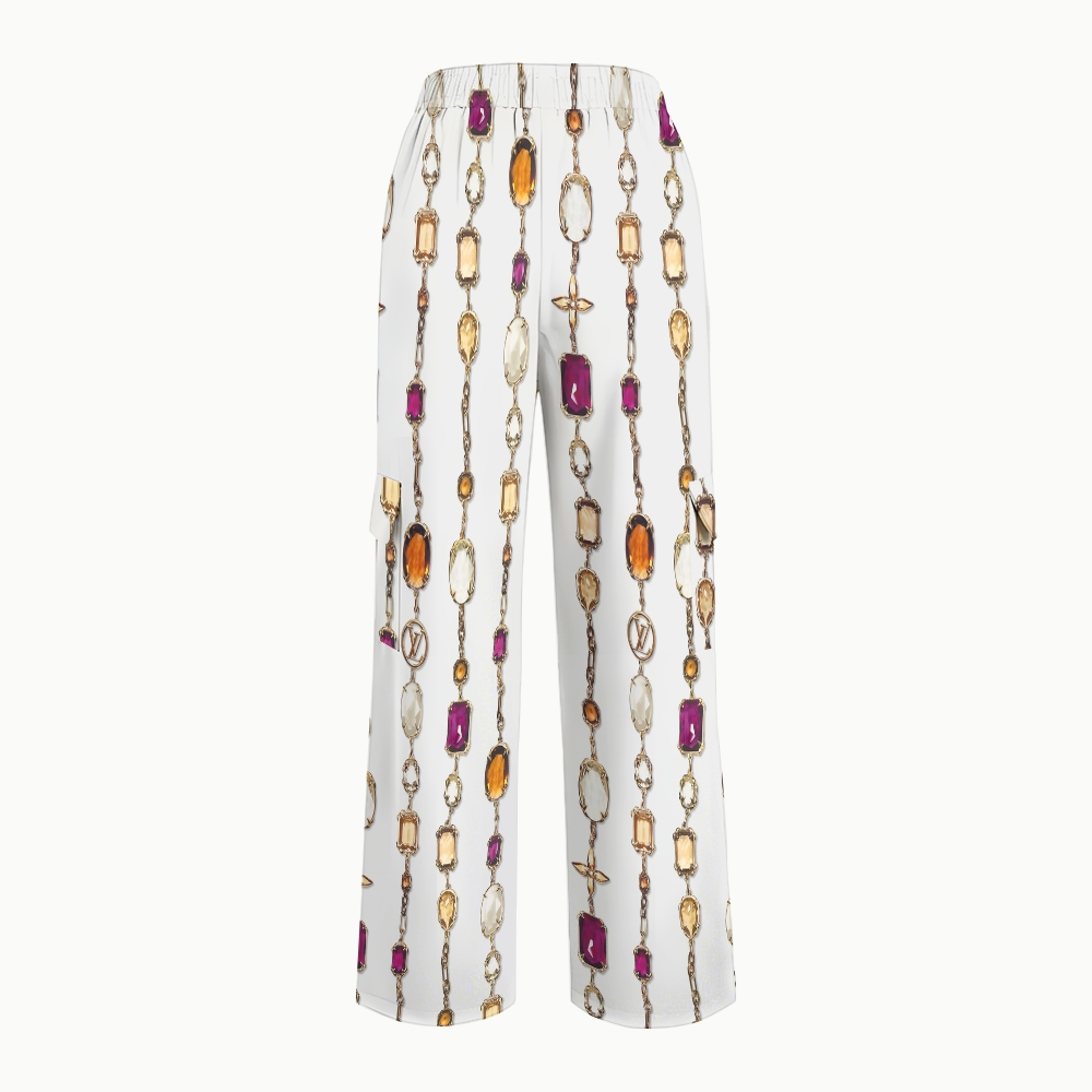 Women's Metallic Line Series Printed Scrub Set  SM02