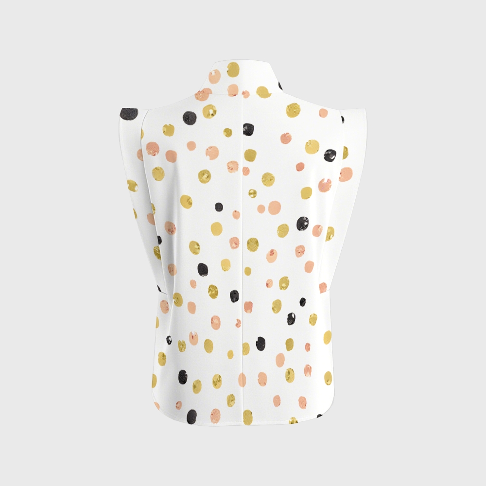 Women's Polka Dot Printed Scrub Set SP12