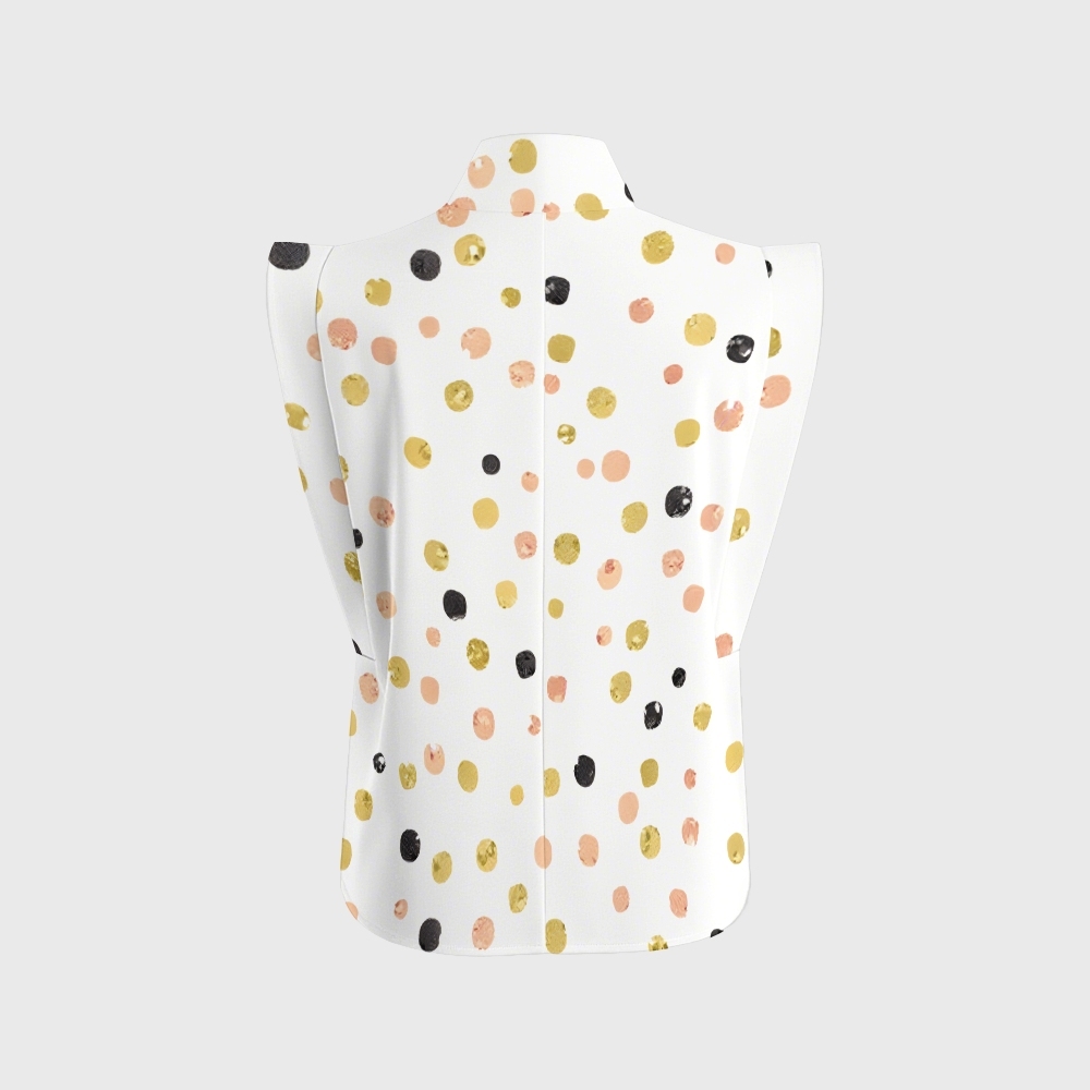 Women's Polka Dot Printed Scrub Set SP12