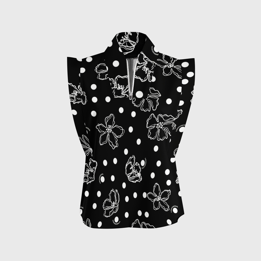 Women's Polka Dot Printed Scrub Set SP14