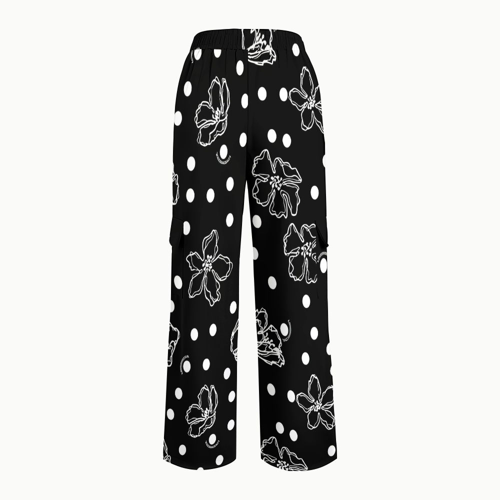 Women's Polka Dot Printed Scrub Set SP14
