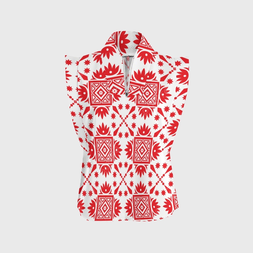 Women's Metallic Line Series Printed Scrub Set  SM06