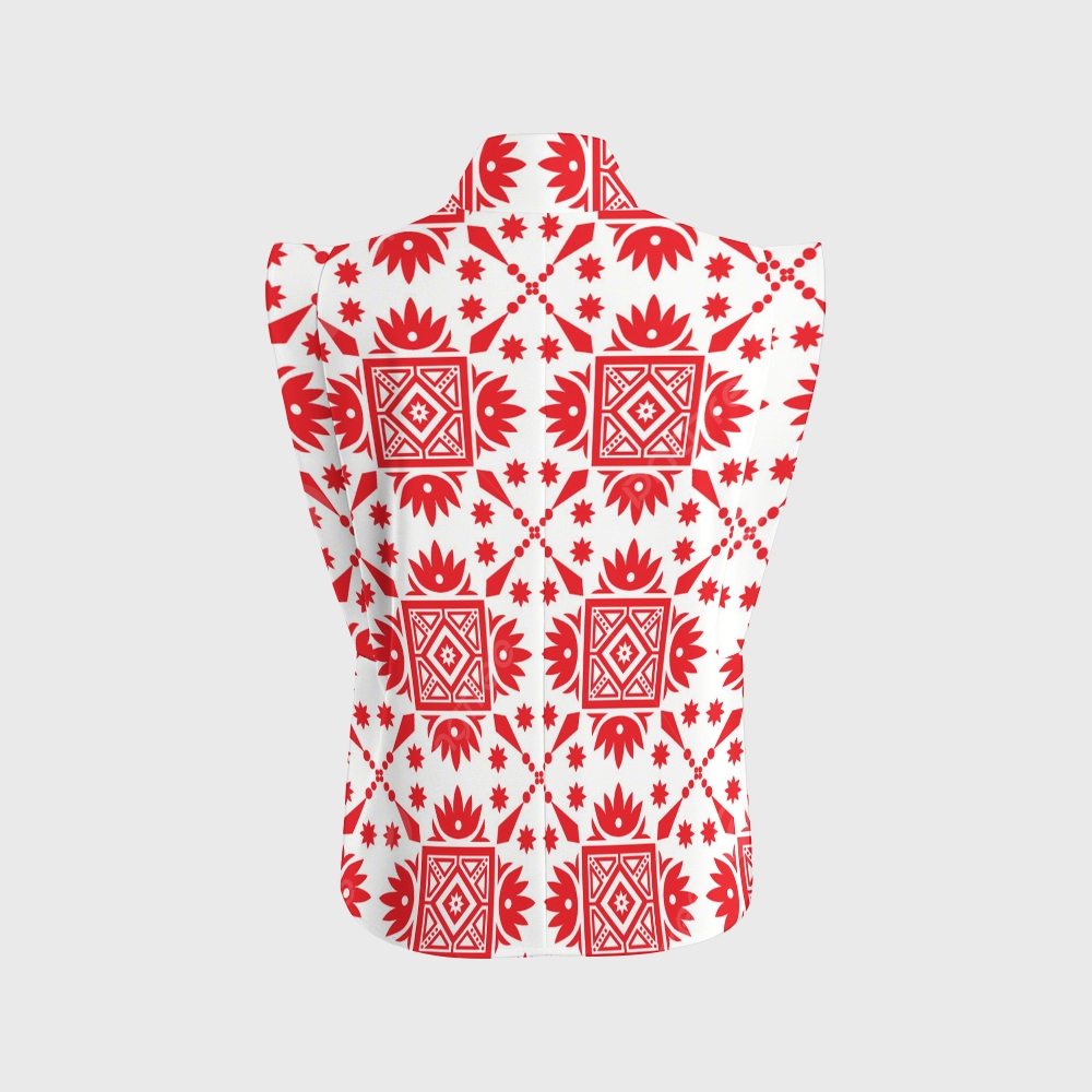 Women's Metallic Line Series Printed Scrub Set  SM06