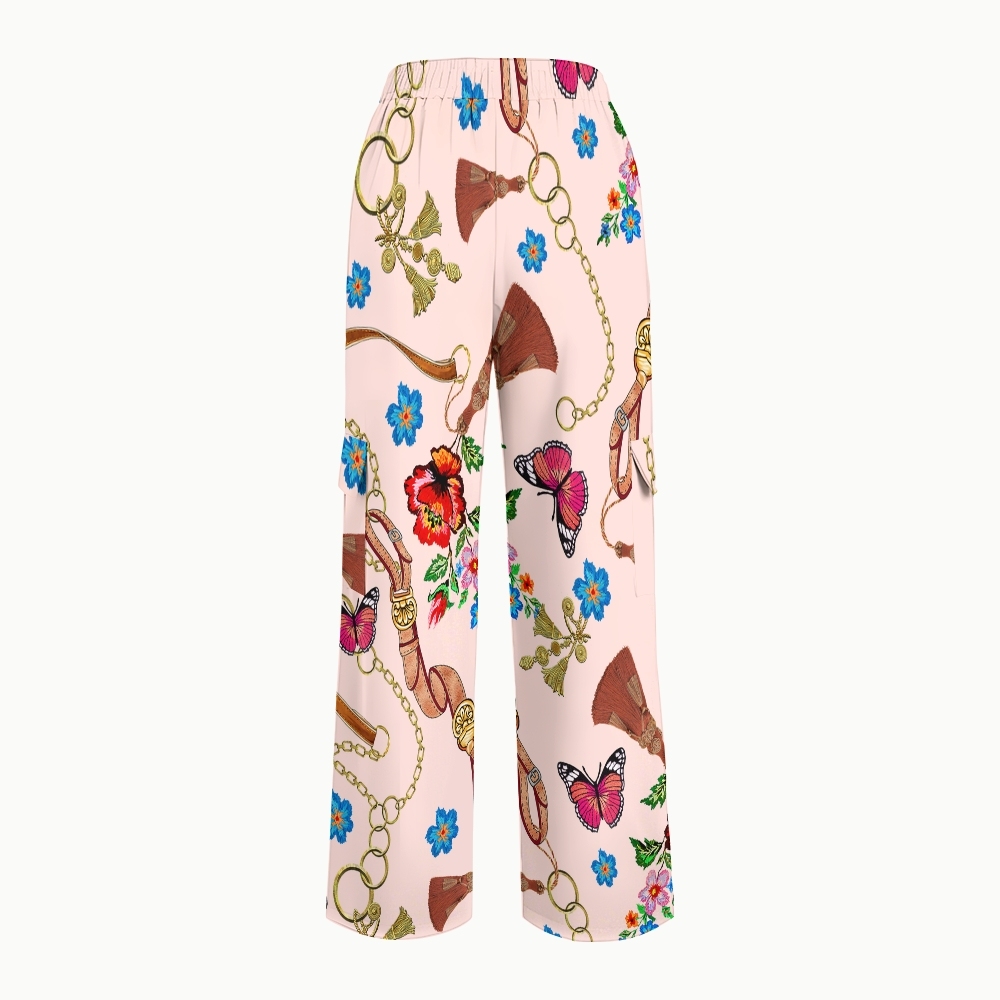 Women's Metallic Line Series Printed Scrub Set  SM10