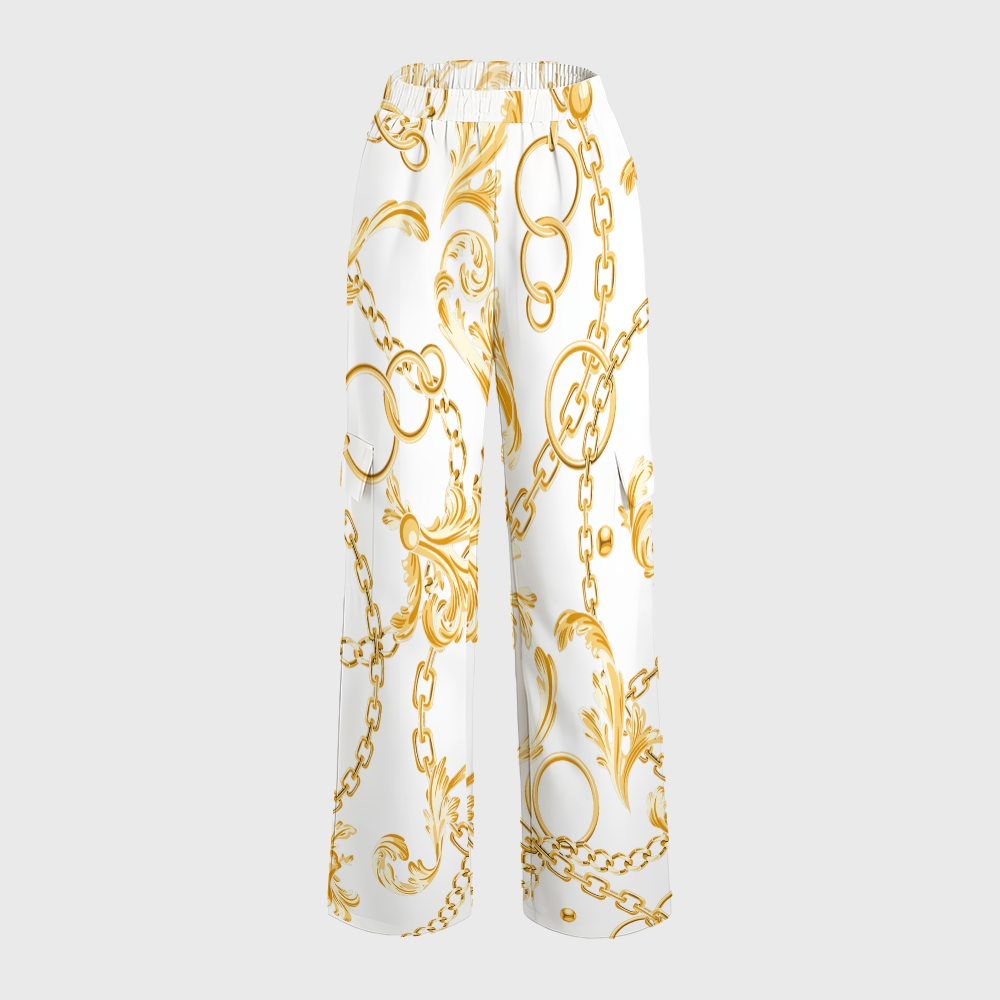 Women's Metallic Line Series Printed Scrub Set  SM11