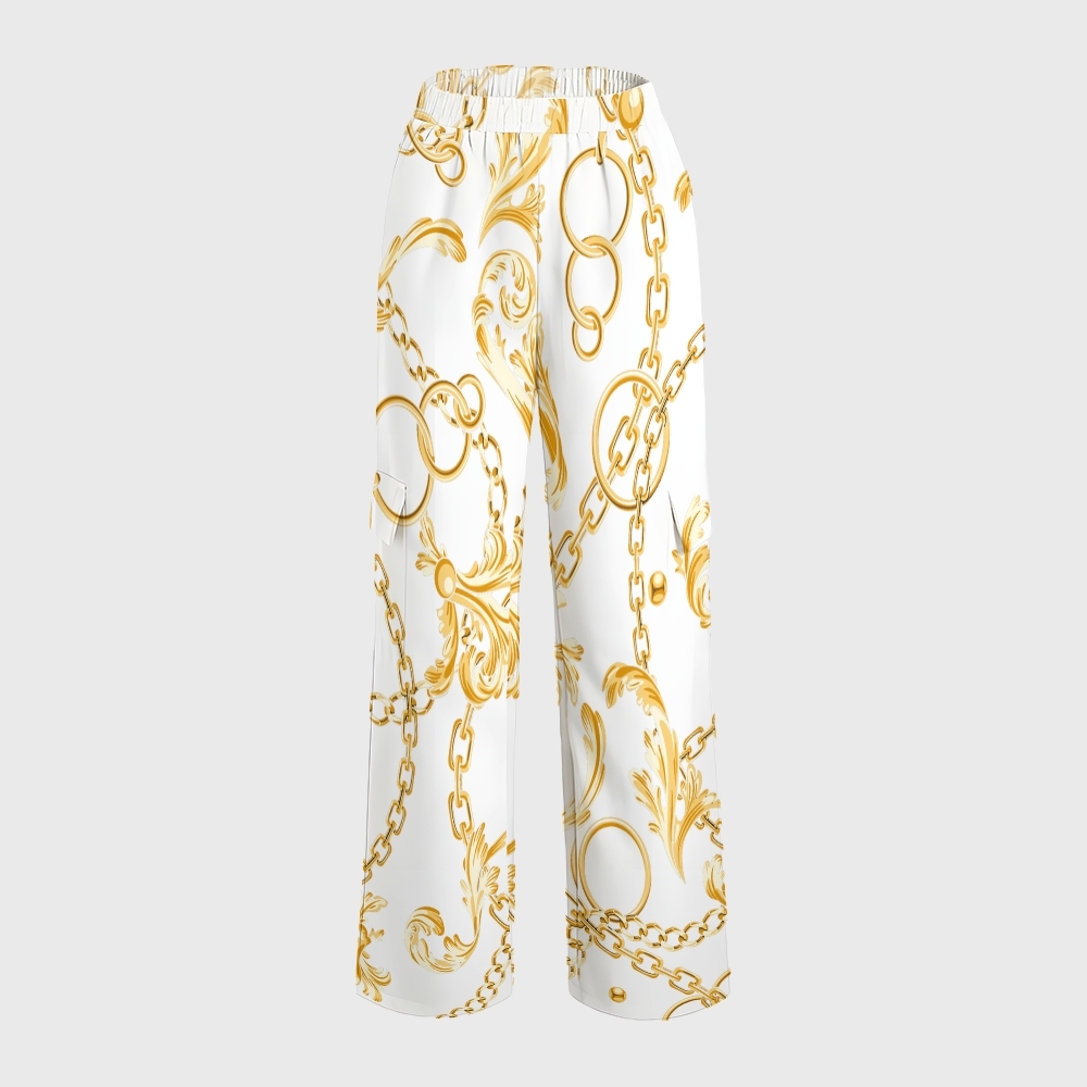 Women's Metallic Line Series Printed Scrub Set  SM11