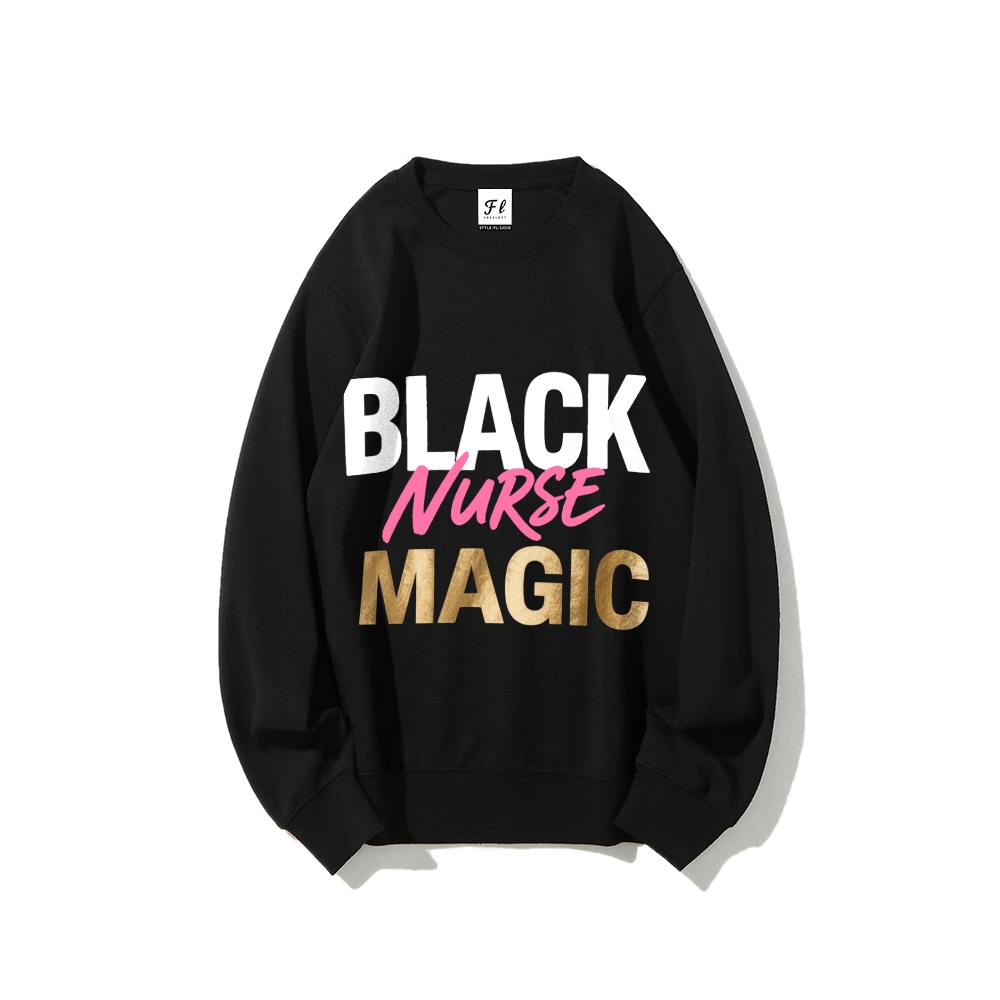 Black Magic Nurse Graphic Sweatshirt