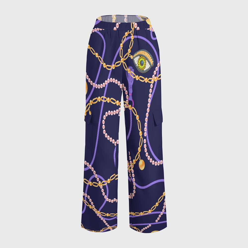 Women's Metallic Line Series Printed Scrub Set  SM13