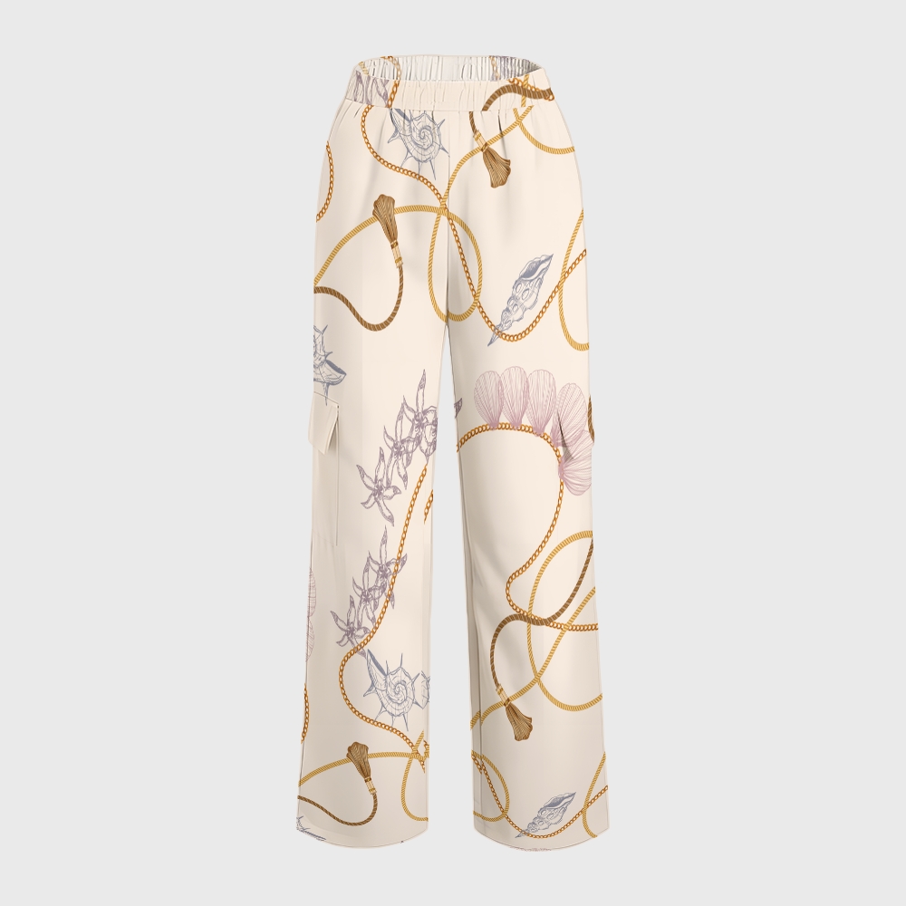 Women's Metallic Line Series Printed Scrub Set  SM14