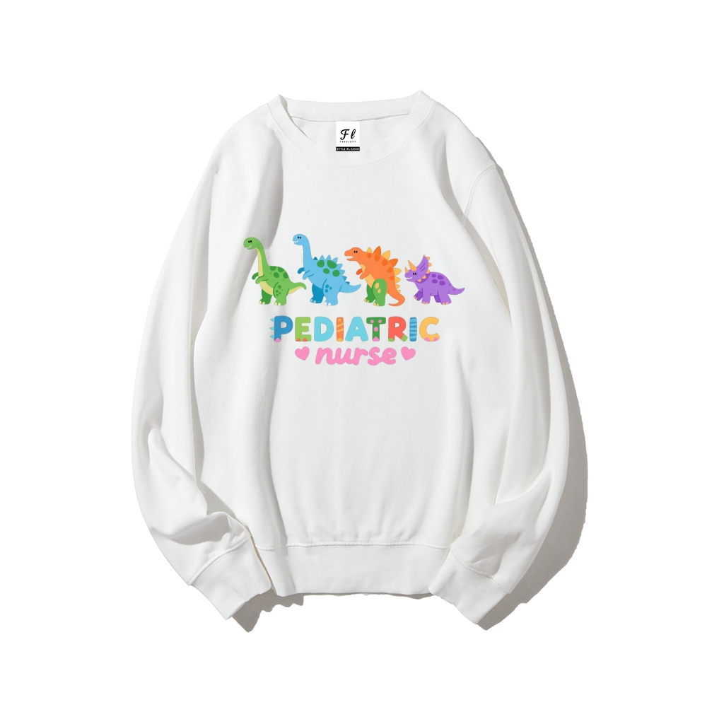 Pediatric Nurse Graphic Sweatshirt