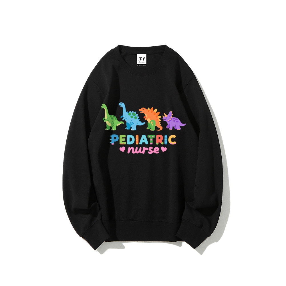 Pediatric Nurse Graphic Sweatshirt