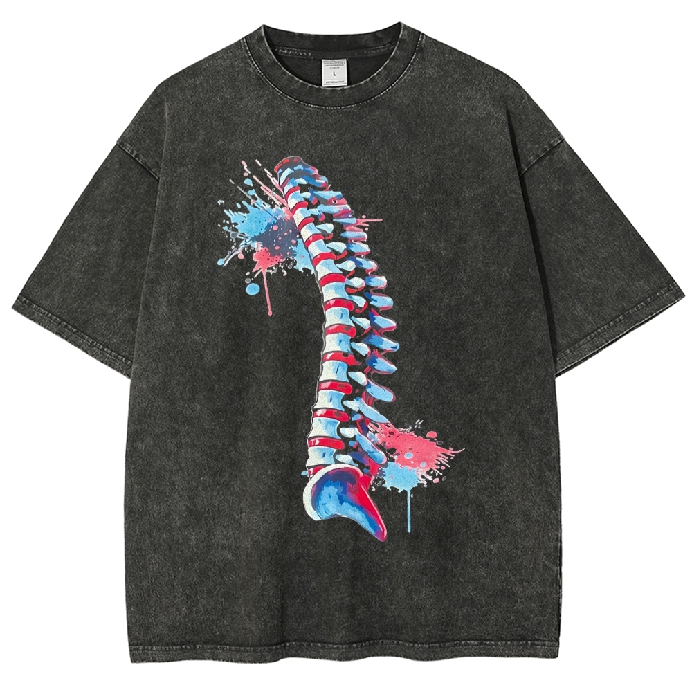 Medical Spine Washed Vintage T-shirt