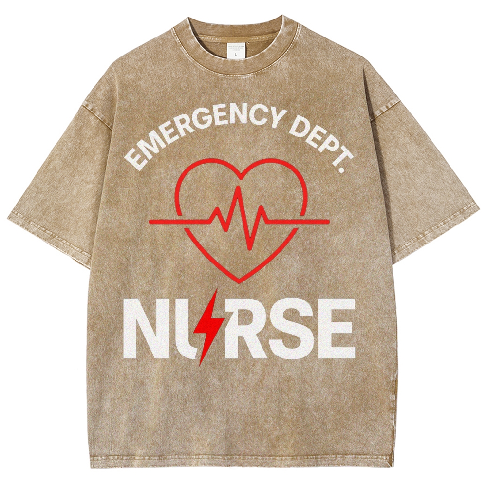Emergency Dept. Nurse Washed Vintage T-shirt