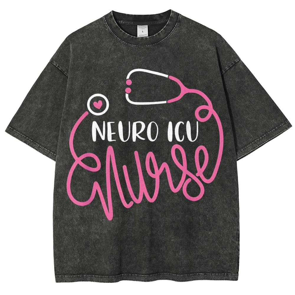 Neuro ICU Washed Vintage T-shirt
