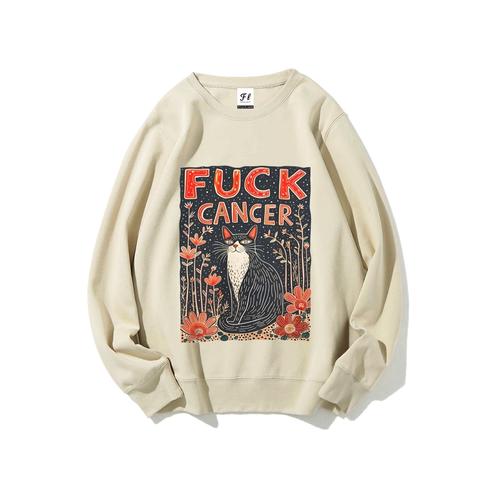 F*uck Cancer Graphic Sweatshirt