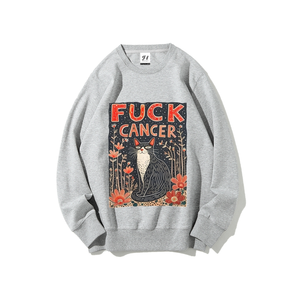 F*uck Cancer Graphic Sweatshirt