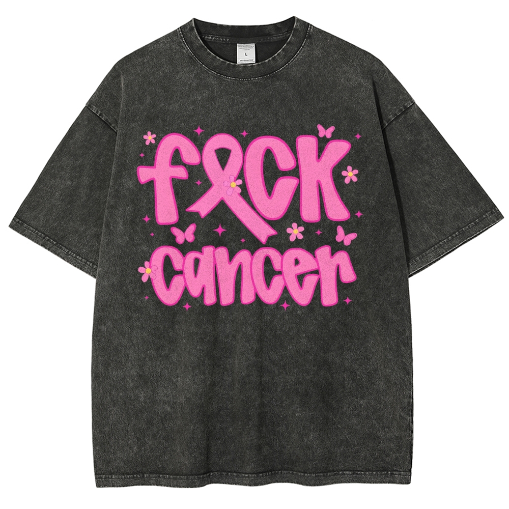 F*uck Cancer Washed Vintage T-shirt