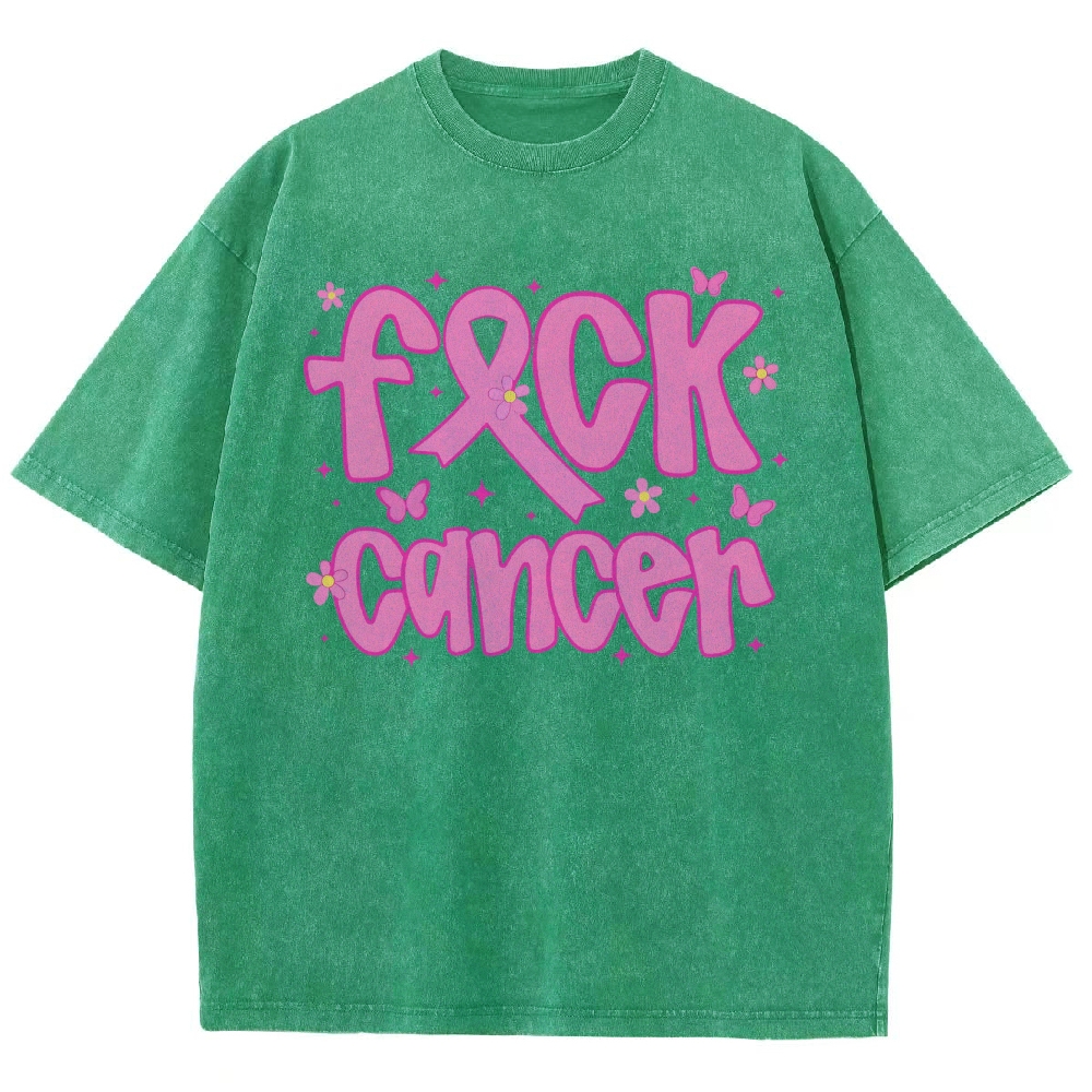 F*uck Cancer Washed Vintage T-shirt