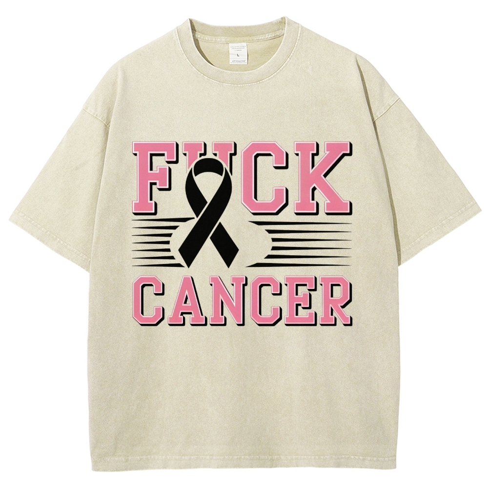 F*uck Cancer Washed Vintage T-shirt