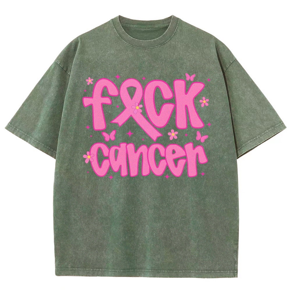 F*uck Cancer Washed Vintage T-shirt