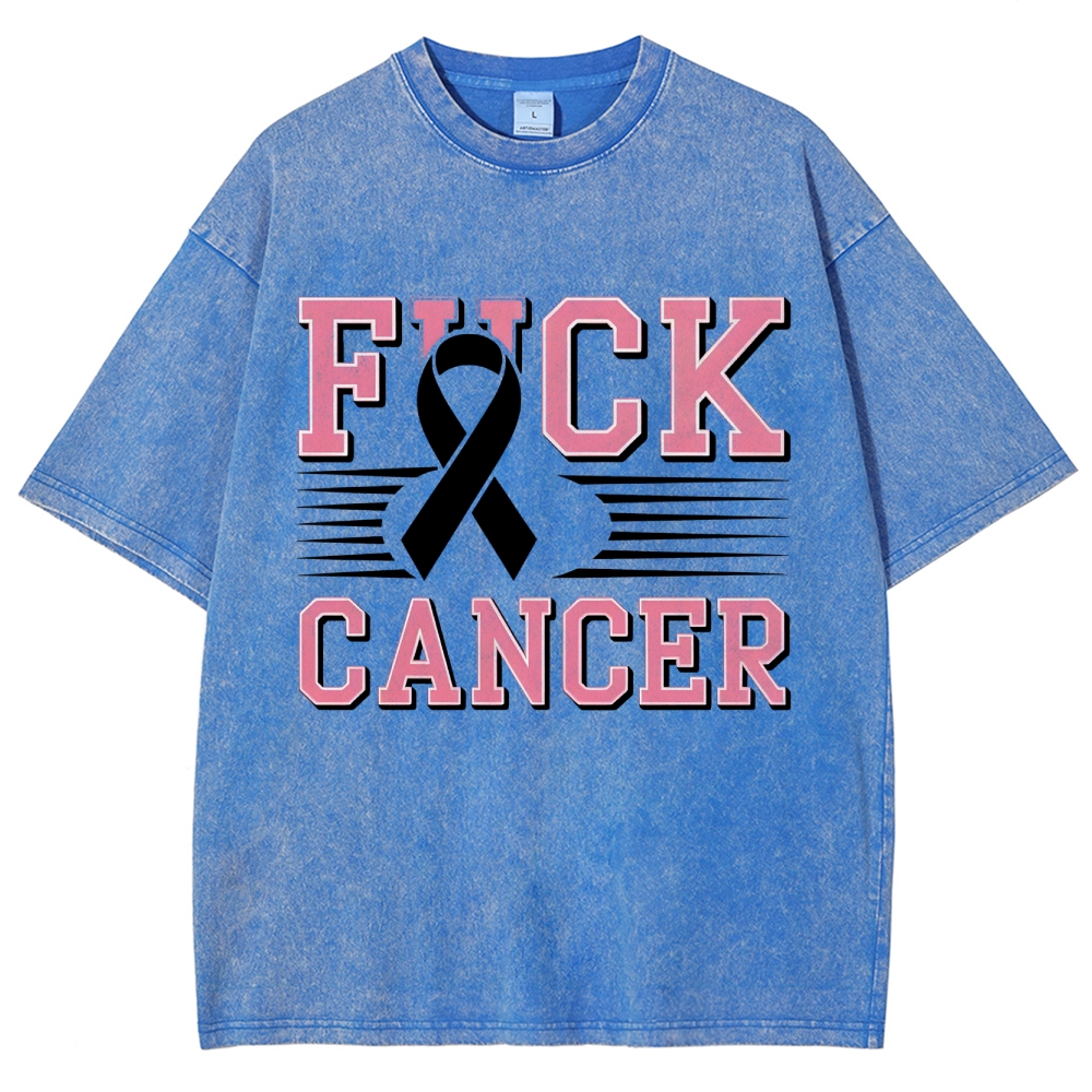 F*uck Cancer Washed Vintage T-shirt