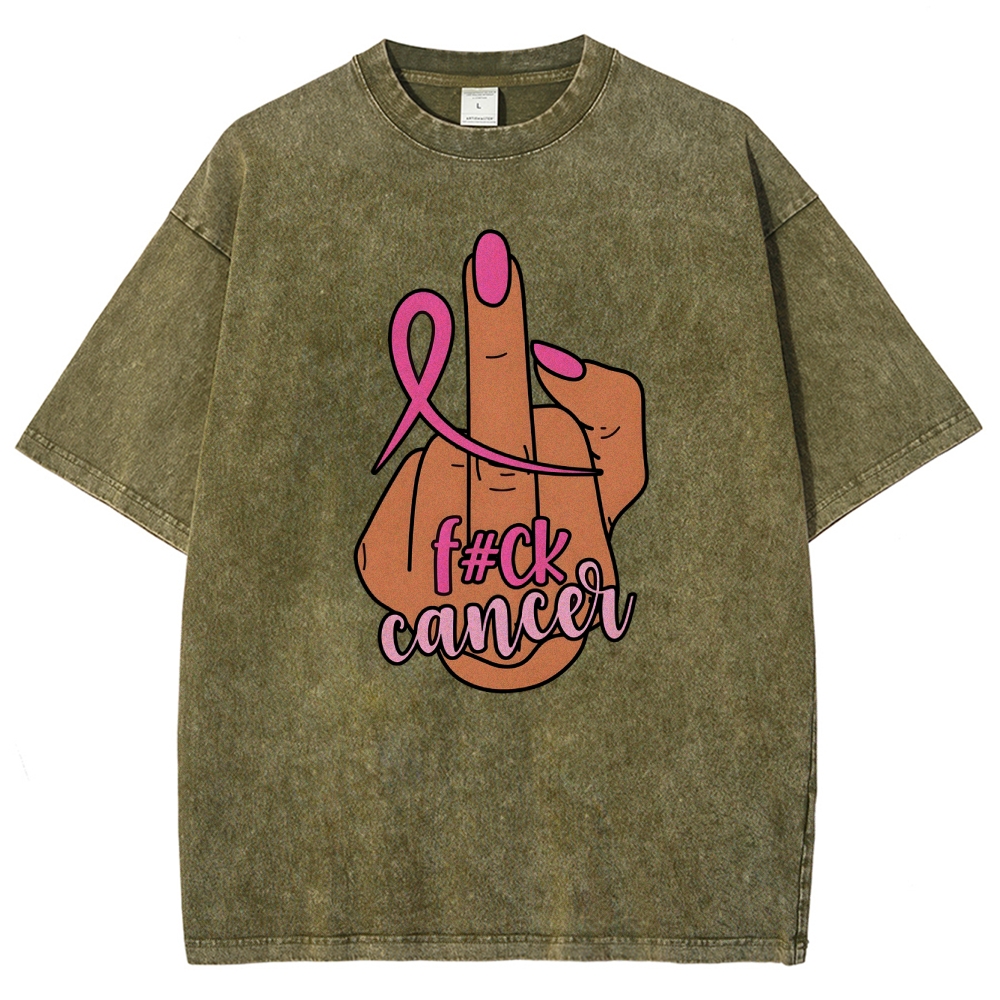 F*uck Cancer Washed Vintage T-shirt