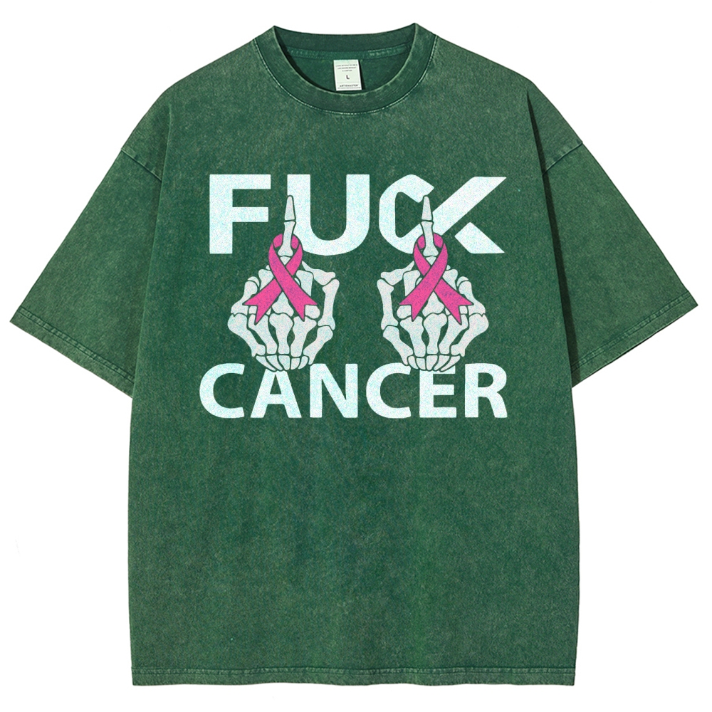F*uck Cancer Washed Vintage T-shirt