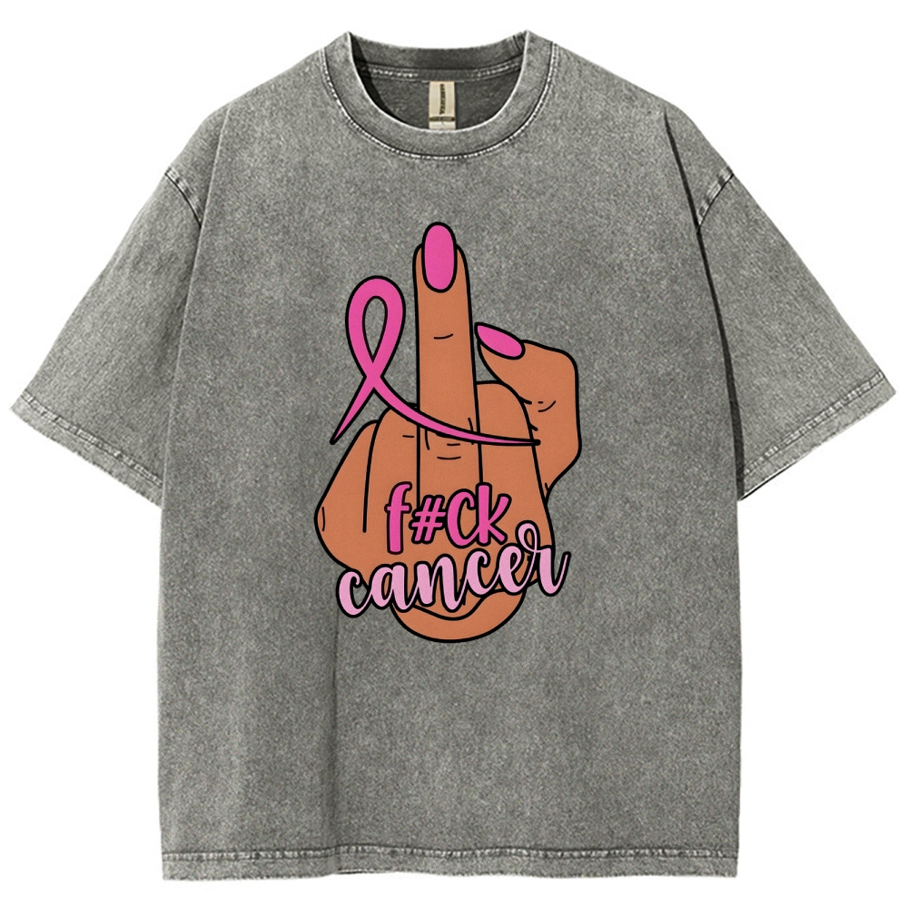 F*uck Cancer Washed Vintage T-shirt