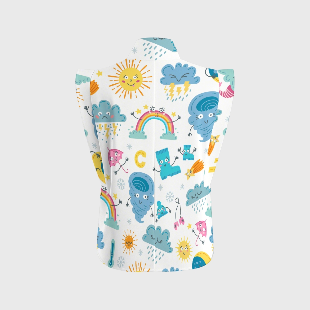 Women's Children's Cartoon Printed Scrub Set SK02