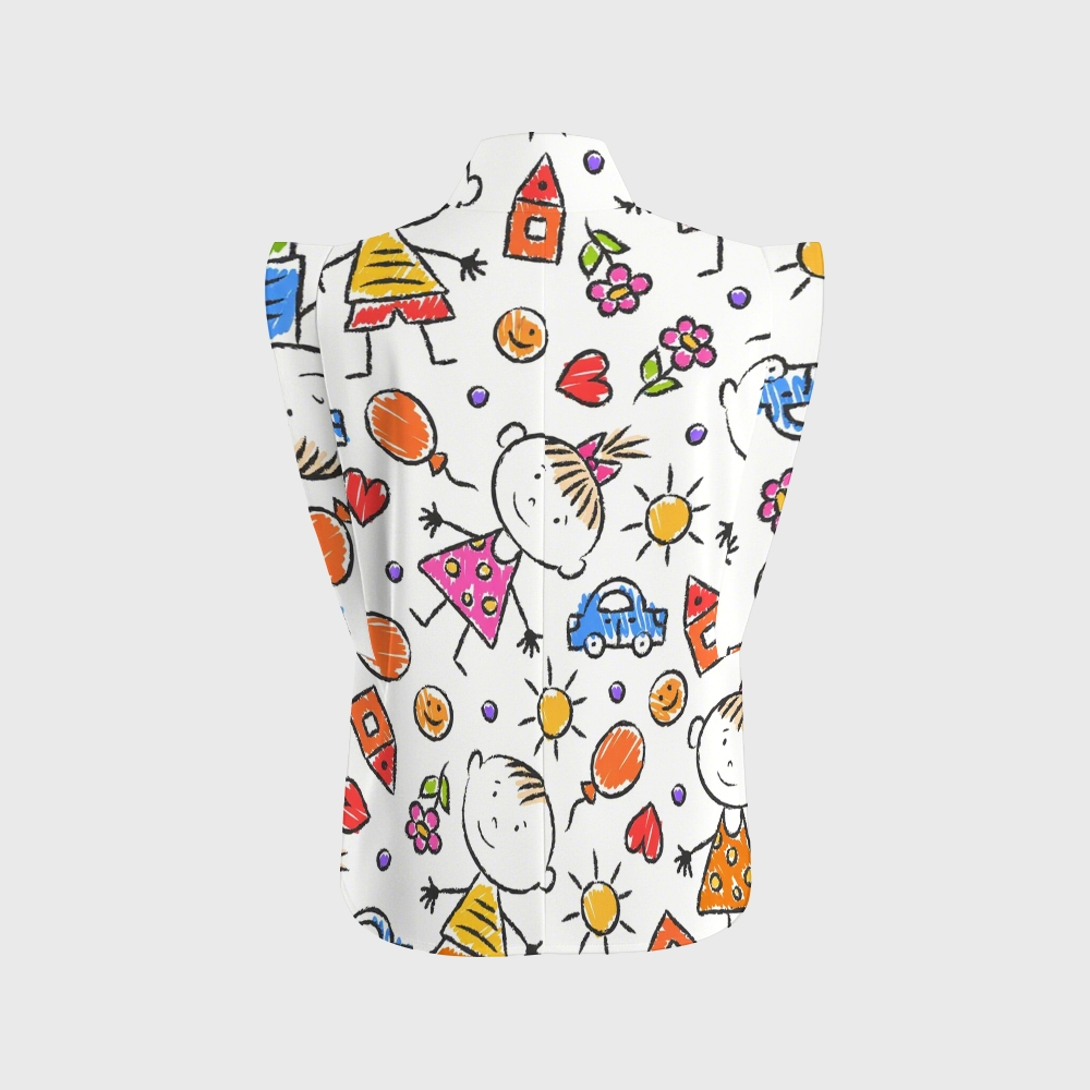 Women's Children's Cartoon Printed Scrub Set SK03