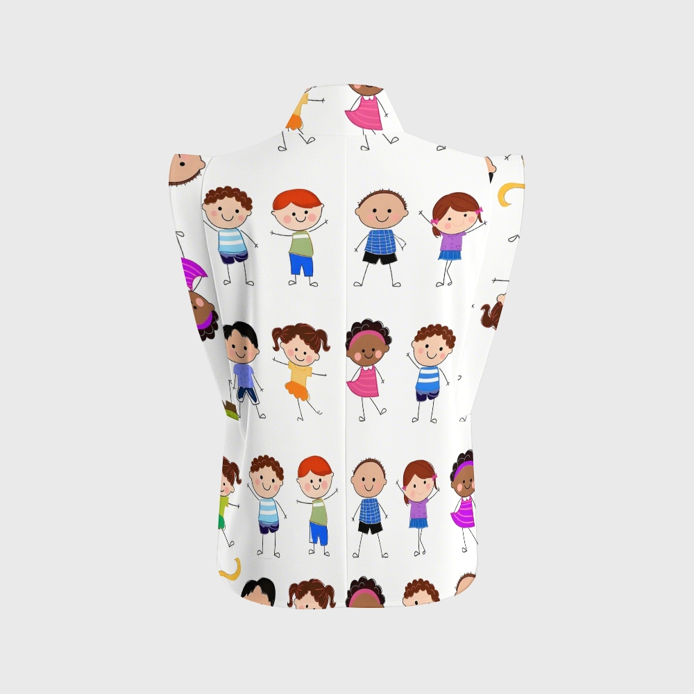 Women's Children's Cartoon Printed Scrub Set SK04