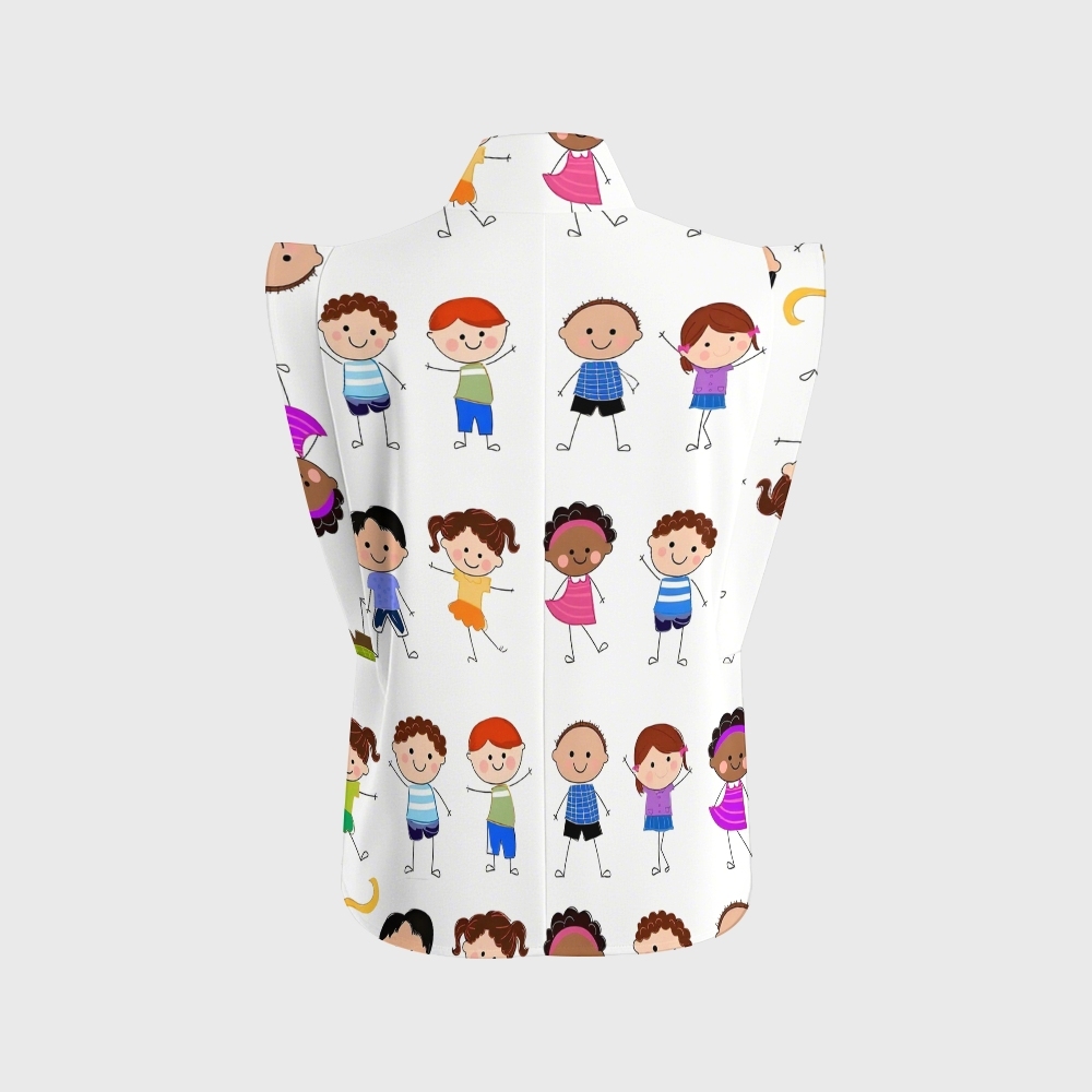 Women's Children's Cartoon Printed Scrub Set SK04