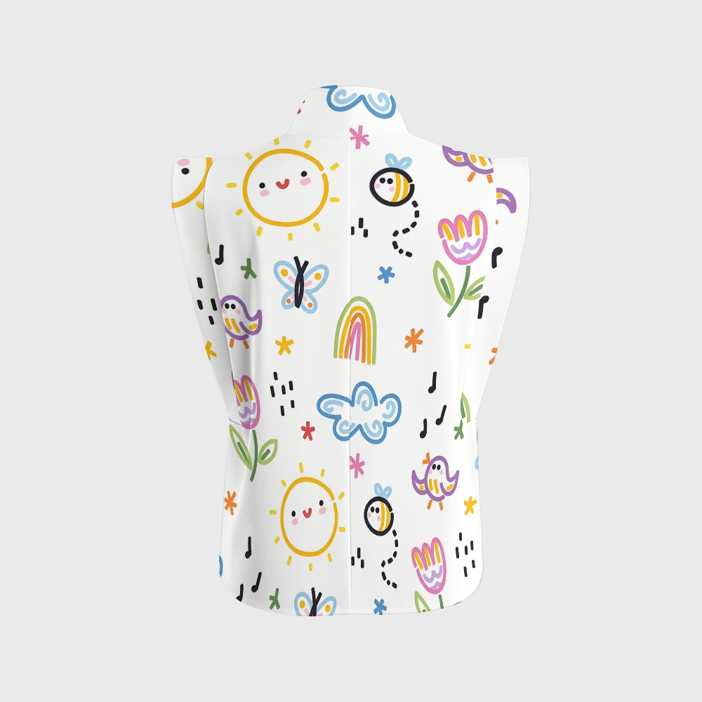 Women's Children's Cartoon Printed Scrub Set SK06