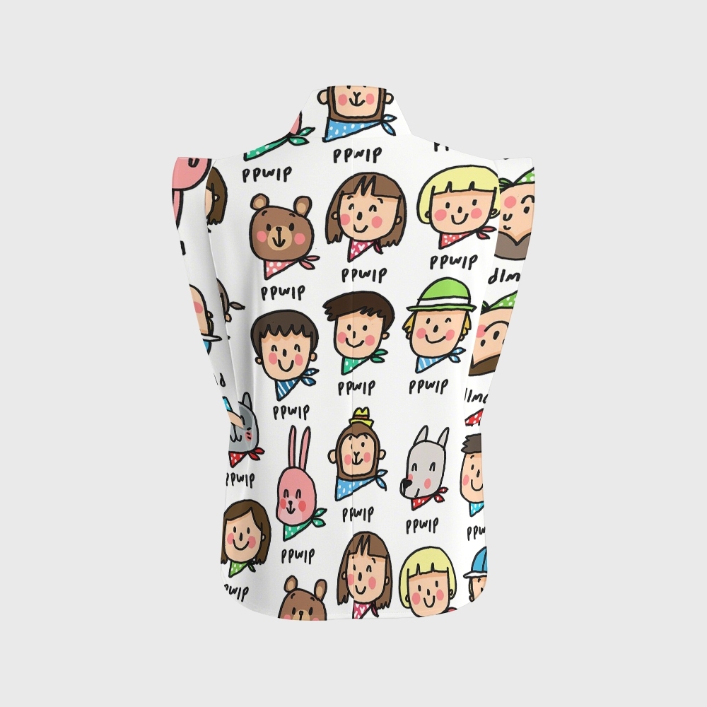 Women's Children's Cartoon Printed Scrub Set SK08