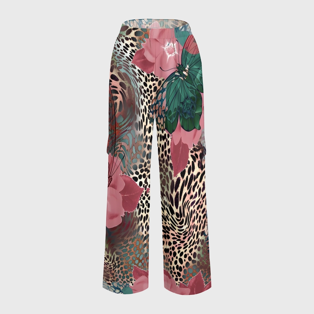 Women's leopard Print Scrub Set SL829