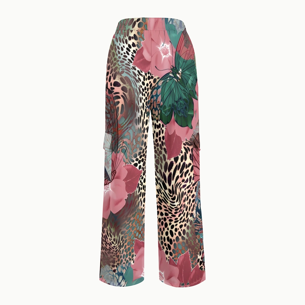 Women's leopard Print Scrub Set SL829