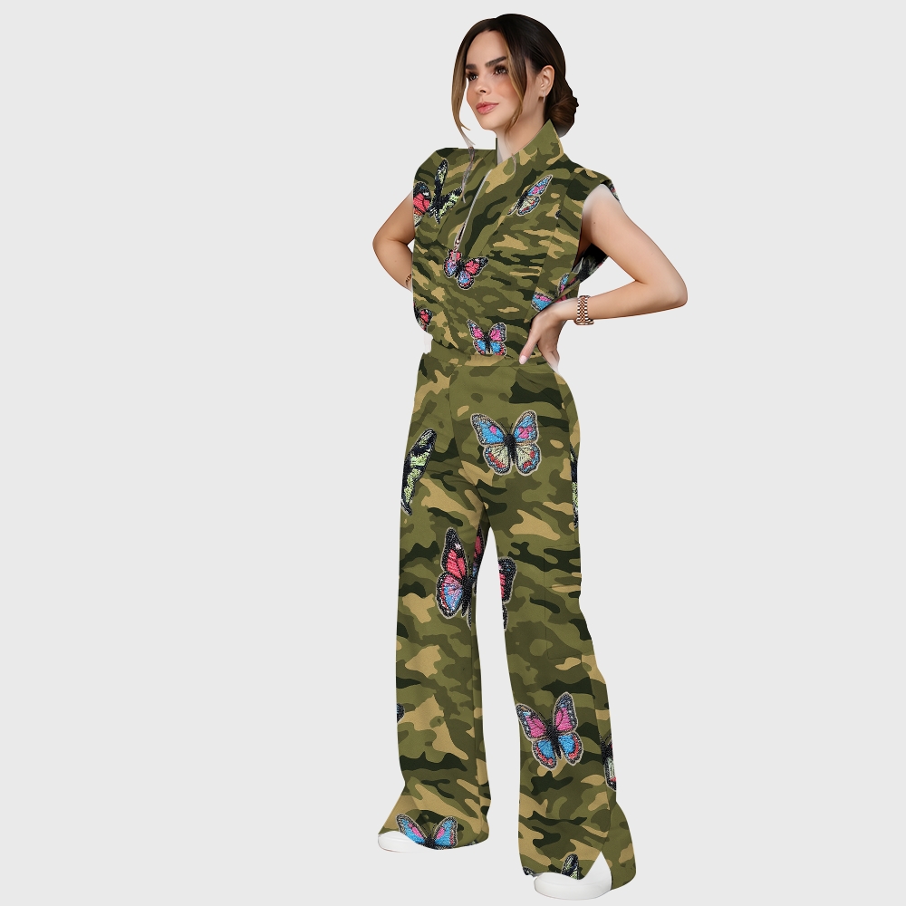 Women's Camouflage Scrub Set JC8292