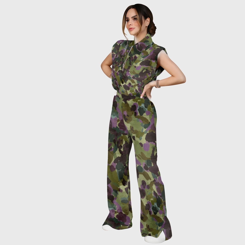 Women's Camouflage Scrub Set JC8293