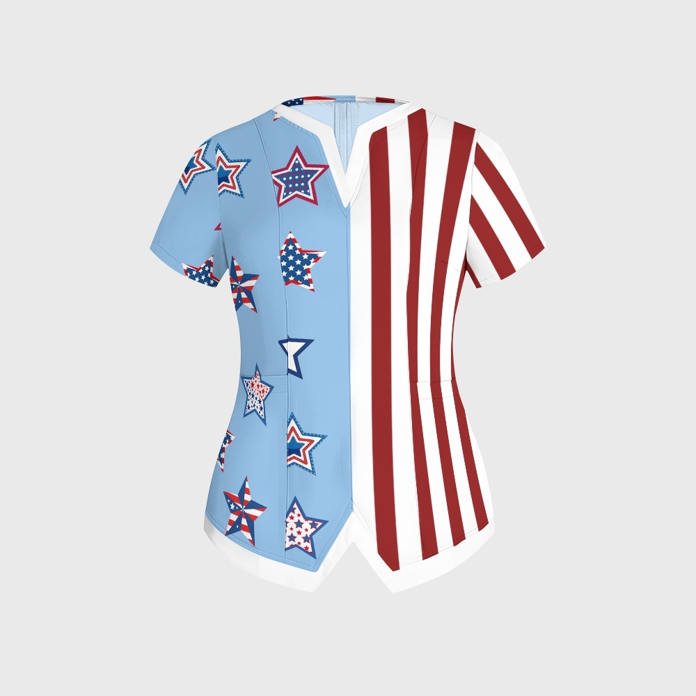 Women's American Elements Printed Scrub Set SAA01