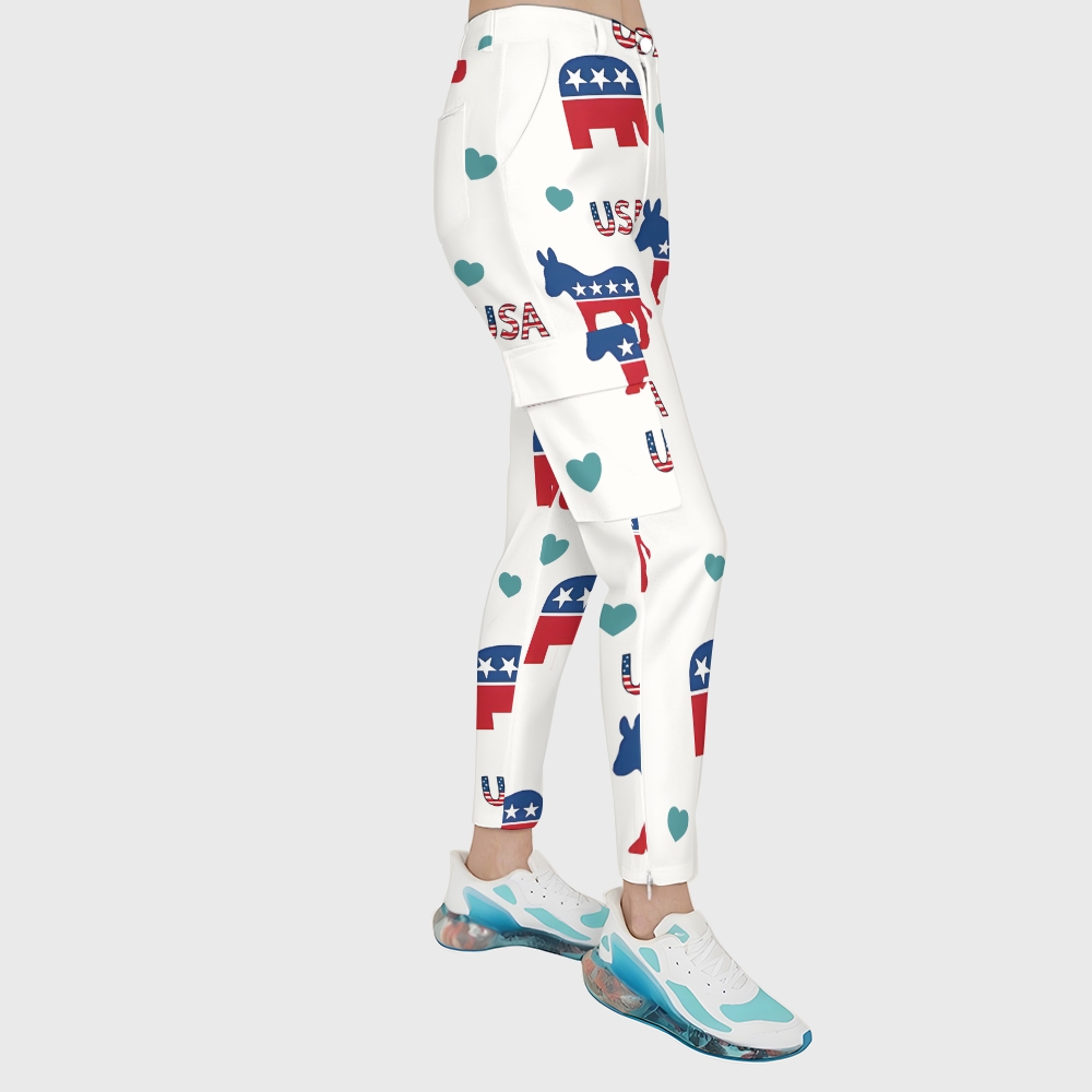 Women's American Elements Printed Scrub Set SAA04