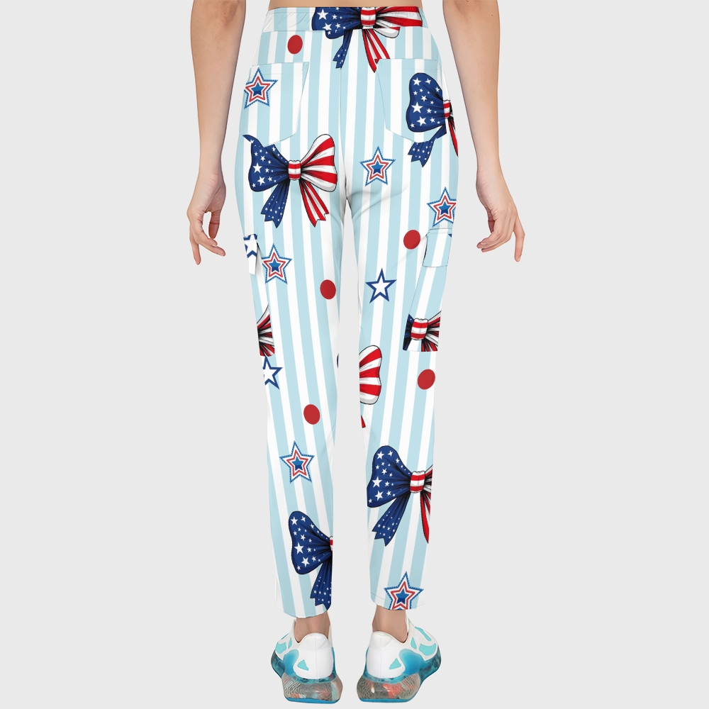 Women's American Elements Printed Scrub Set SAA08