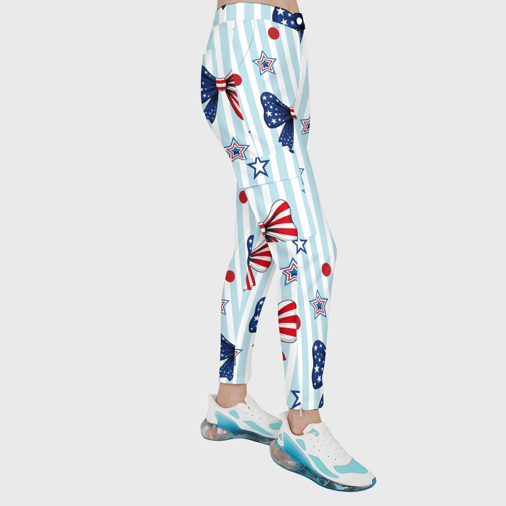 Women's American Elements Printed Scrub Set SAA08