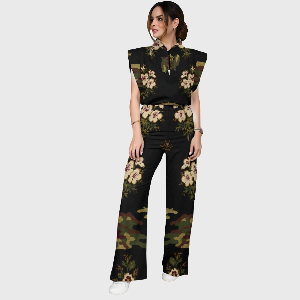 Women's Camouflage Scrub Set JC8295