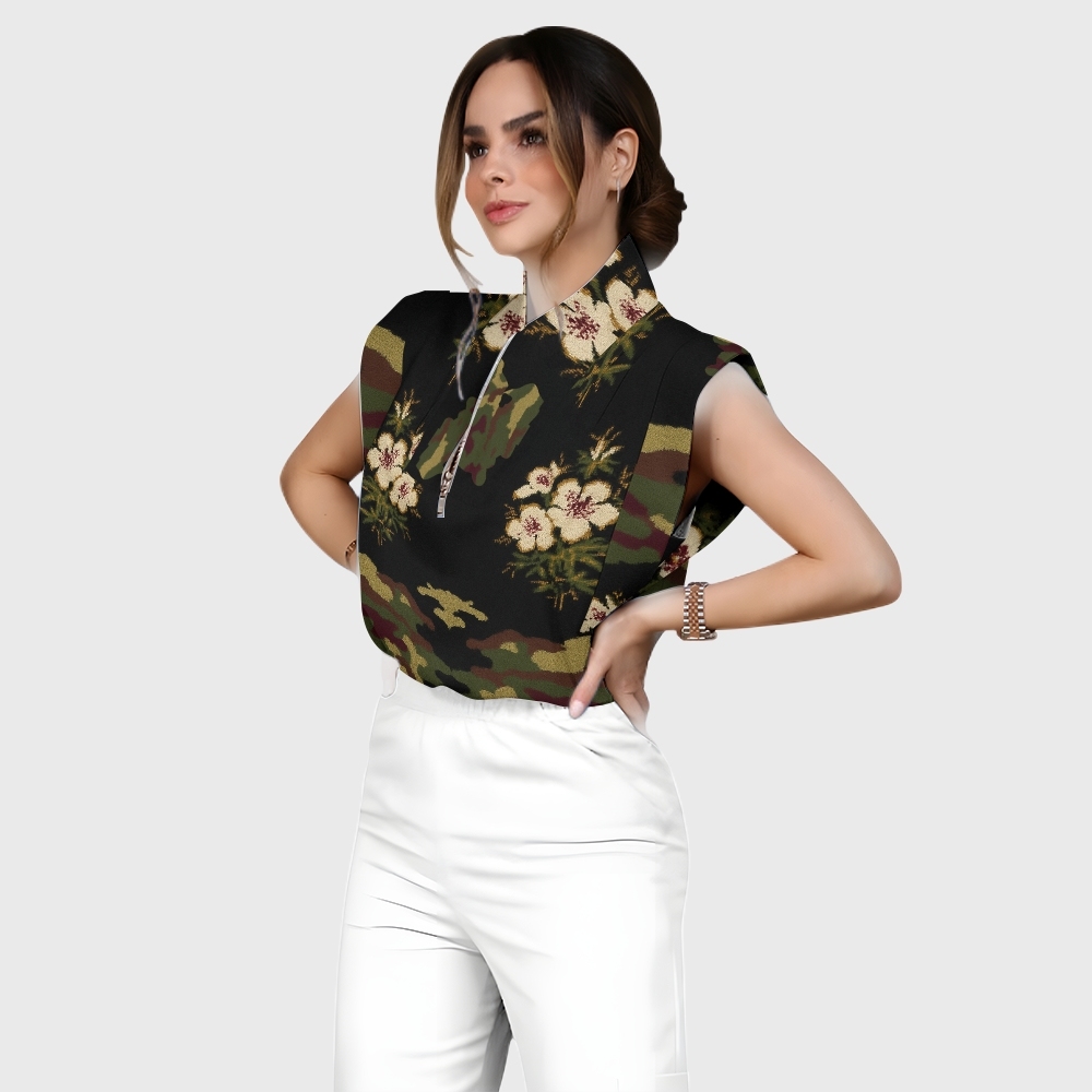 Women's Camouflage Scrub Set JC8295