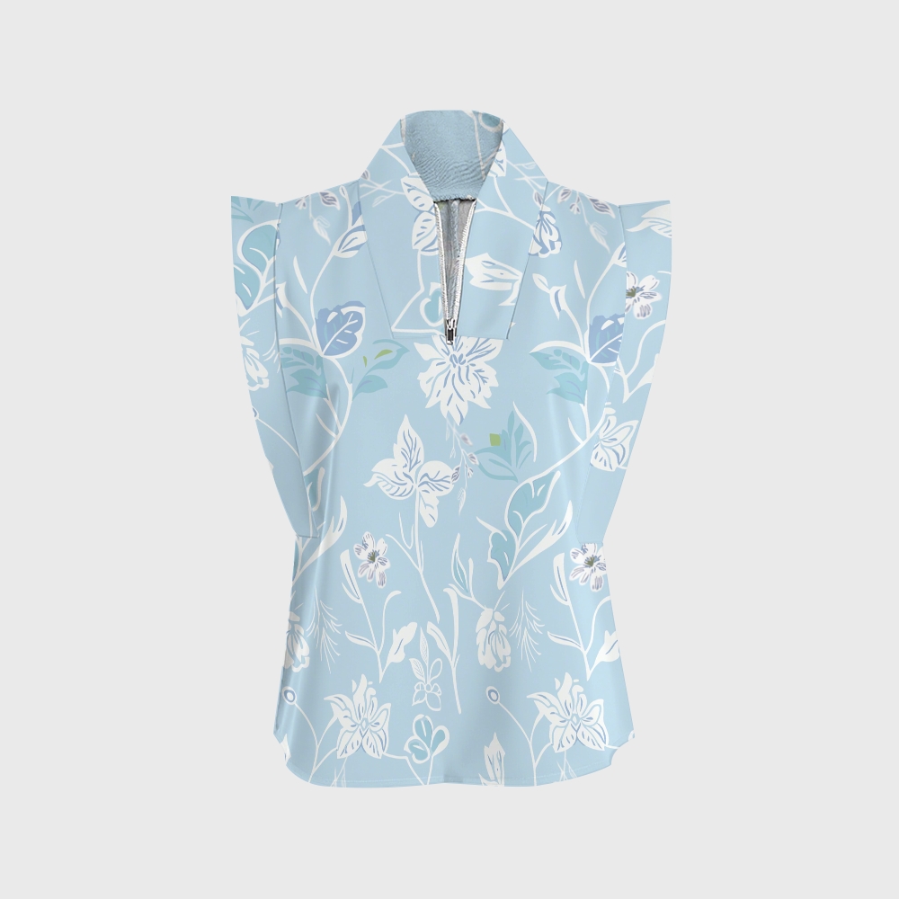 Women's Colorful Flower Series Scrub Set SF07