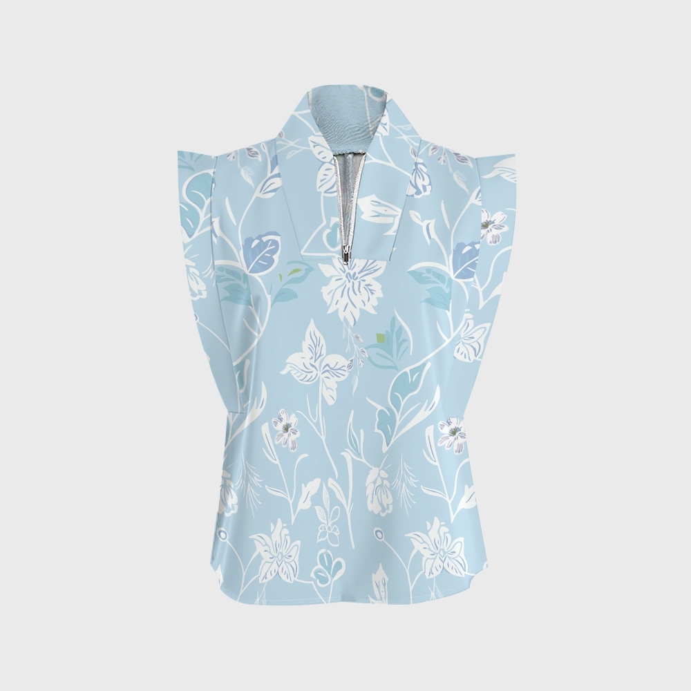 Women's Colorful Flower Series Scrub Set SF07