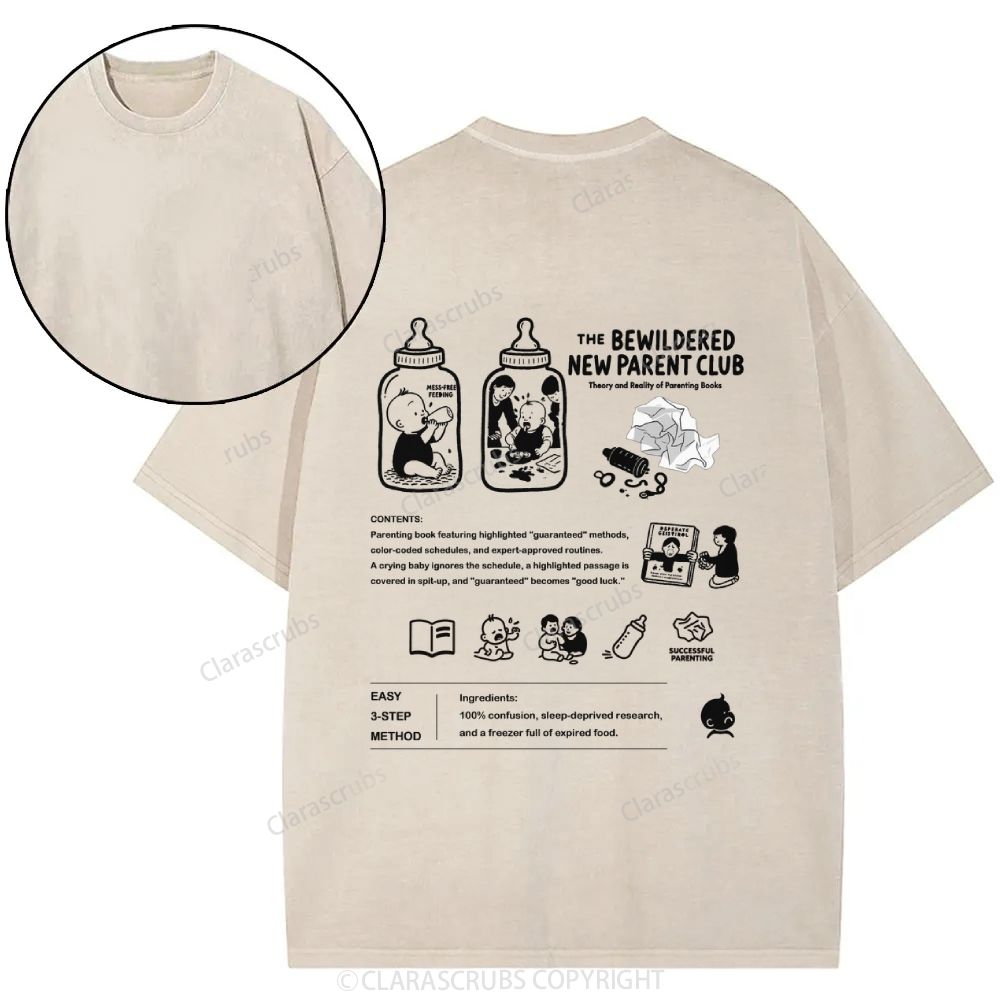 The Bewildered New Parent Club Washed T-shirt