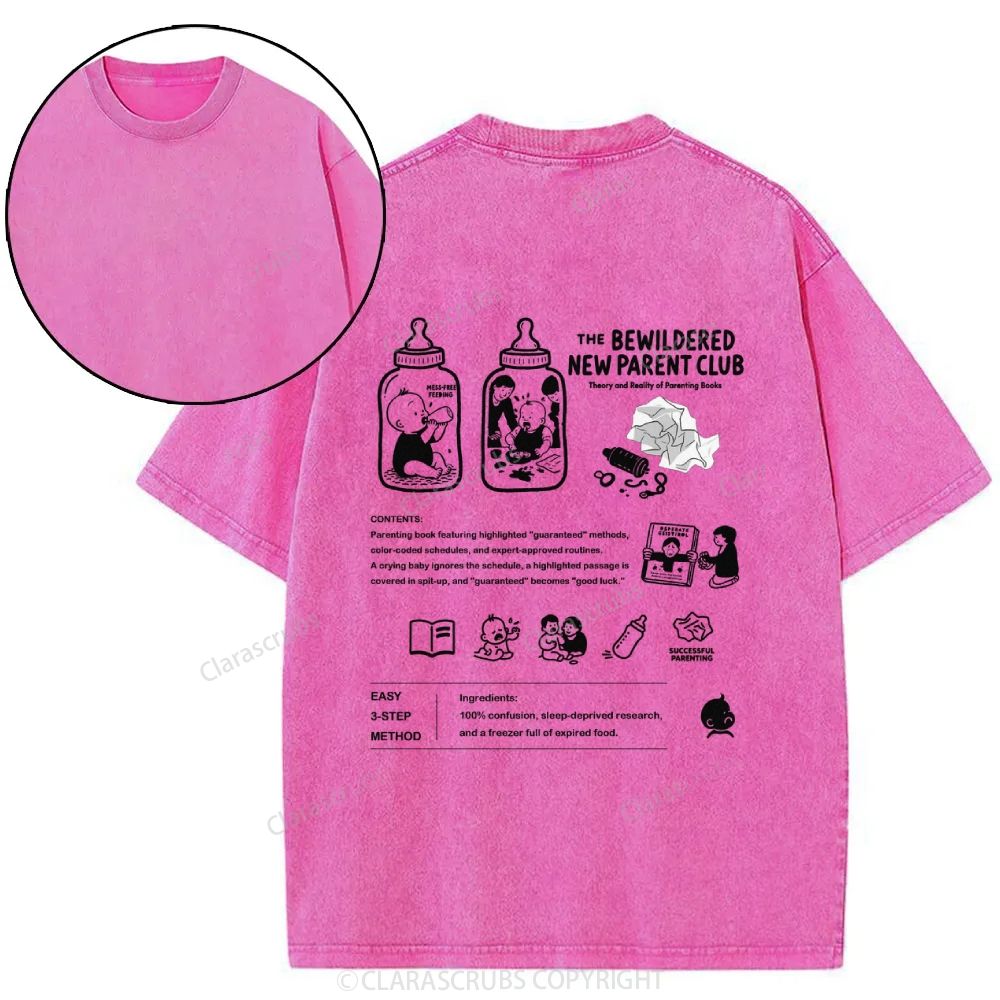 The Bewildered New Parent Club Washed T-shirt