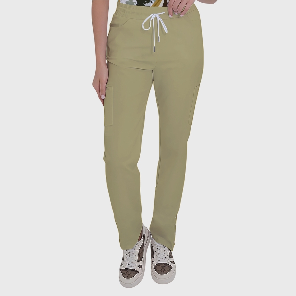 Women's Button-Down Animal Element Sceub Set SSA1