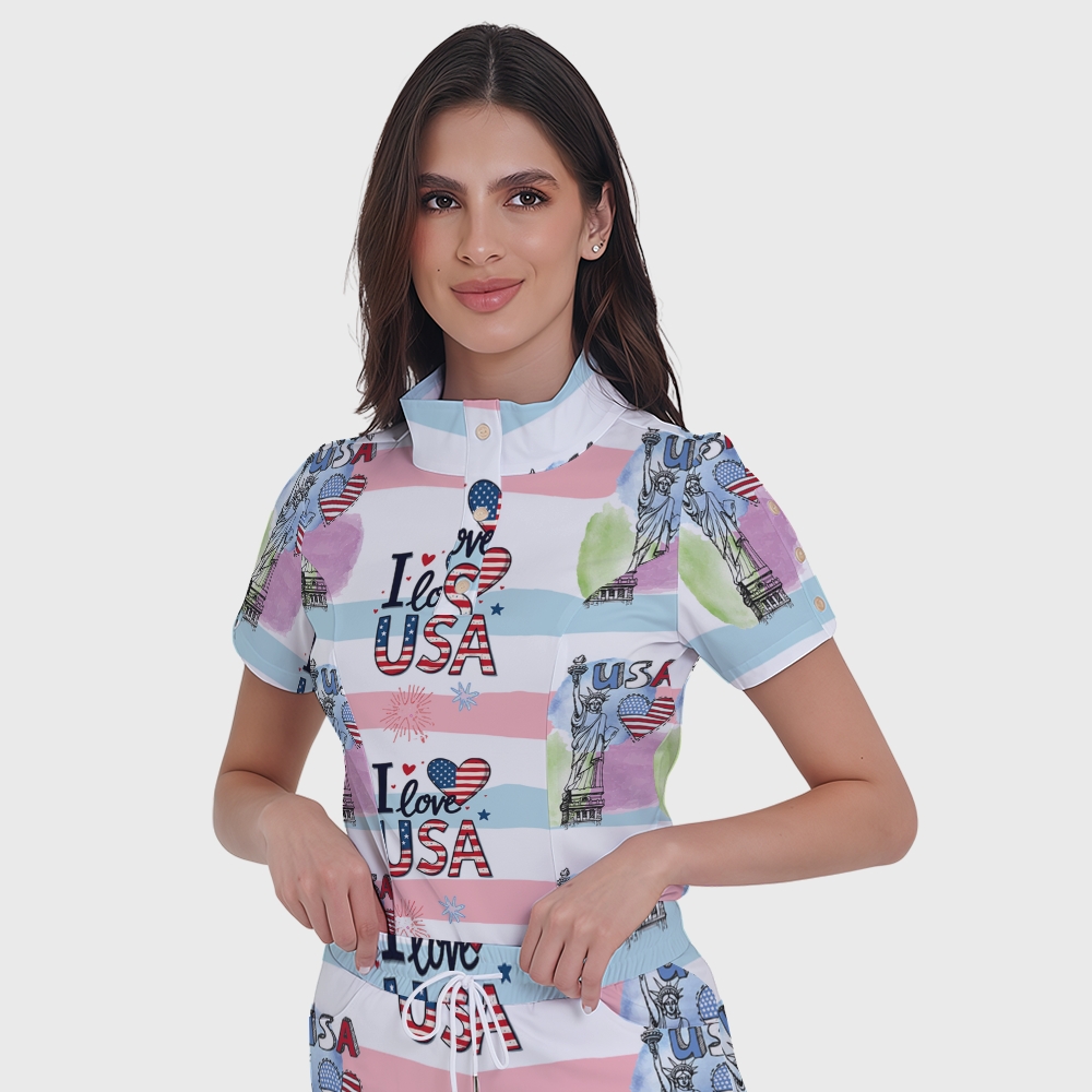 Women's Button-Down American Element Sceub Set SSA3